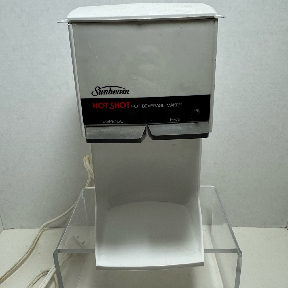 Sun beam hot shot hot water dispenser model 17011 tested working